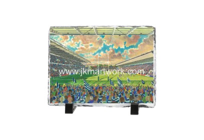 Bristol Bears Rugby Union - Ashton Gate Stadium Art Slate Presentation